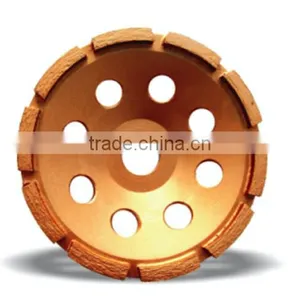 ProFessional One Row Diamond Grinding Cup Wheel For Concrete Grinding thumbnail-1