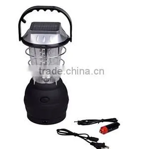 3 Mode 36 LED Hand Crank Solar Lantern Bright Rechargeable Outdoor Camping Light thumbnail-2