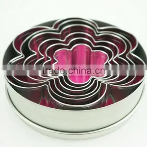 47095 6pcs Flowers Stainless Steel Cookie Cutter Set thumbnail-6