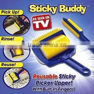 As Seen on TV! Reusable Sticky Buddy&Pet Hair Remover/Dog Cat Groom 2pc thumbnail-1