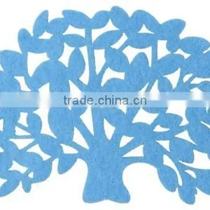 Non-woven Tree Cup Mat Felt Coasters for Home Decoration thumbnail-6