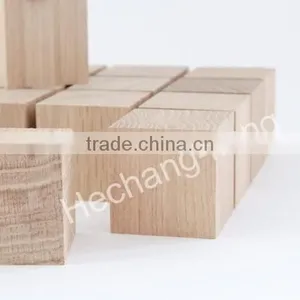 Wooden Cubes DIY - Crafts Natural Material - Raw Blocks in Beech Wood thumbnail-2