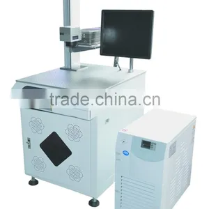 Phone Card Metal Plastic Fiber Marking Machine JQ Brand Made in China thumbnail-1
