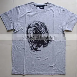 2017 Latest Design Mens Discharge Printed T-shirts, High Quality T-shirt and Sweat Shirt for Men thumbnail-1