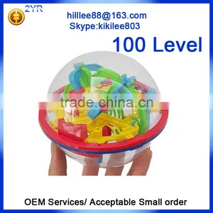Hot 3D Space Traveller Intellect Ball Balance Maze Game Puzzle Toy 100 Barriers thumbnail-1