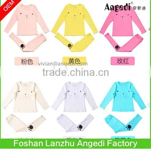 Kids Wear Girls Clothing Lovely Cotton Pajamas Cute Designed Soft Night Wear 2-14 Year thumbnail-3