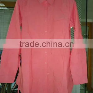 Womens Solid Color Spring Shirt Long Sleeve Shirt With One Chest Pocket,plastic Button Shirt,loose Shirt thumbnail-1