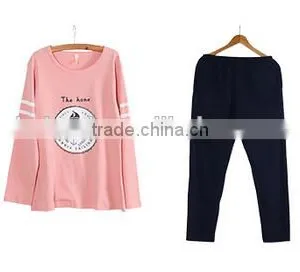High Quality 100% Cotton Pajamas Women Cheap Custom Sweetstyle Women Pajamas thumbnail-1