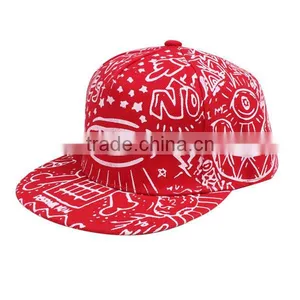 Cap Hippie Snapback New Adjustable Baseball Bill Vintage Unisex Flat Hip-Hop Hat thumbnail-3