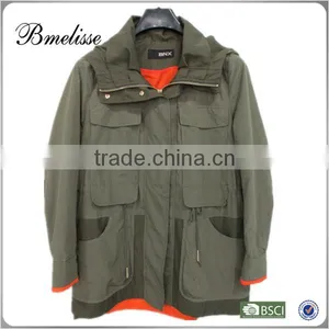 2014-2015 Beautiful Long Style Long Denim Coat for Women Coat Women in Turkey thumbnail-1