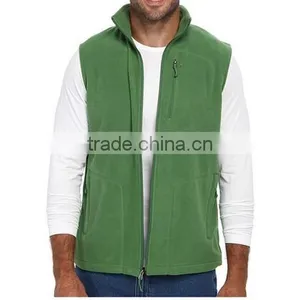 Newest Basic Fit Fleece Vest Secure-zip 100% Polyester Micro Fleece Popular Hottest Christmas SPORT VEST for Men thumbnail-4