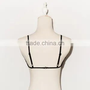 Hot Sexy Young Lady Transparent Lace Top Bra thumbnail-4