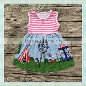 Baby Girls Party Dresses 4th of July Patriotic Children Frocks Designs Summer Frock Designs Pictures thumbnail-1
