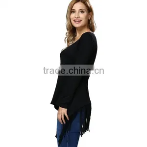 Europe and the United States Sell Like Hot Cakes Long-sleeved T-shirt Girl thumbnail-5