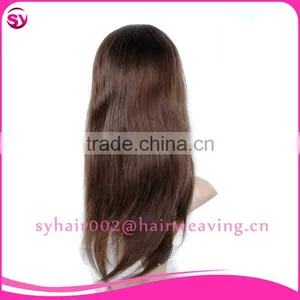 Hot Sale Yaki Straight Indian Women Hair Wig,Glueless Full Lace Wig With Baby Hair thumbnail-6