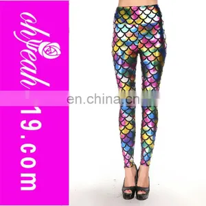 Wholesale Rainbow Tight Leggings Fish Scale Leggings Leggings Fashion 2014 thumbnail-1