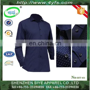 Men's Classic Dress Shirt Custom Made Casual Slim Fit Shirt thumbnail-1