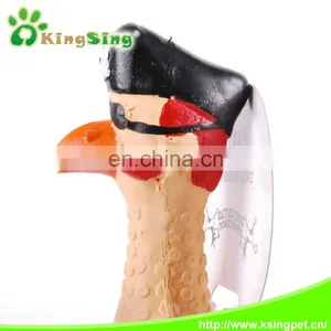 Pirate Chicken W/cotton,latex Pet Toy/Dog Toy thumbnail-3