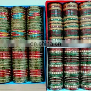 Indian Dulhan Metal Kangan - Wholesale Wedding Metal Bangles - Traditional Metal Bangle thumbnail-5