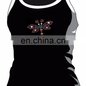 Red Dragonfly Pattern Consists of Square Rhinestone, Round Rhinestone thumbnail-2