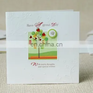 Best Wishes Handmade Paper Greeting Cards(ZY19-3035) thumbnail-1