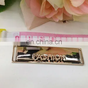 Fashion Clothing Metal Label Accesories Sew on or Pin on or Nail on Clothing Bags or Shoes thumbnail-1