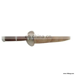 Knife Wood-handled and Deer Antler, Rawhide Sheath thumbnail-1