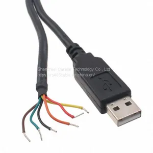TTL-232R-3V3-WE FTDI Chip USB to TTL UART Serial Cable With Wire-ended 6 Core Output TTL-232R-5V-WE Compatible thumbnail-1