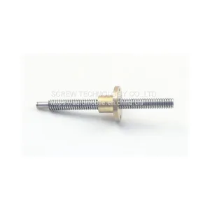Good Quality Tr10x2 Lead Screw With Brass Nut thumbnail-1