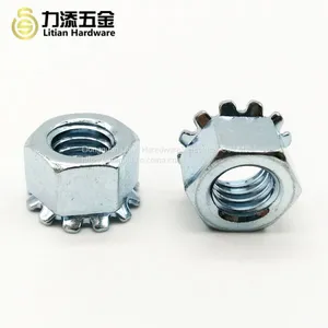 China Factory Wholesale Carbon Steel Galvanized #6-32 K Nut thumbnail-4
