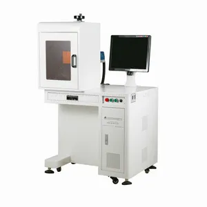 Fiber Laser Printer Marking Engraving Machine for Metal Plastic or in Red Bulb thumbnail-4
