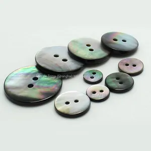 Natural Shell Button With Laser Line thumbnail-2
