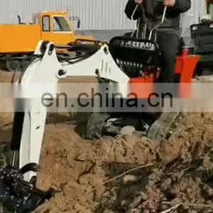 High Quality 0.8 Ton Cheap Mini Crawler Excavator for Sale thumbnail-1