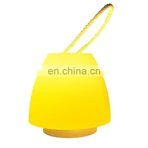 Simple Cordless Rechargeable LED Table Lamp Mushroom Shape Portable Table Light Remote Control Luminaire thumbnail-1