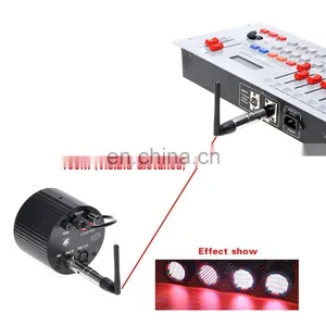 Заводская цена 2.4G DMX512 беспроводная система DMX: передатчик и приемник для светодиодного сценического освещения thumbnail-3