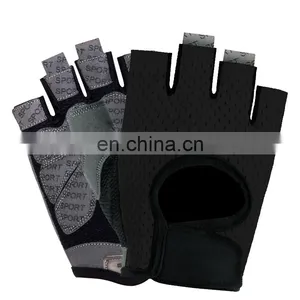 Hampool Wrist Support Half Finger Weight Lifting Gym Sports Gloves thumbnail-5