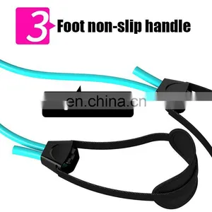 Portable Yoga Resistance Bands Pilates Stick BodybuildingGym Rubber Tube Elastic Bands Fitness Equipment Pilates Bars thumbnail-4