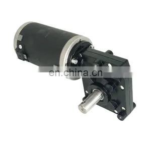 12V 24V 500W Worm Drive Dc Motor Low Rpm 200Kg cm High Torque Dc Motor thumbnail-2