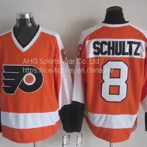 Philadelphia Flyers #8 Schultz Throwback Orange Jersey thumbnail-1