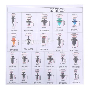 635pcs Car Parts Fasteners Tools Insulation Well Plastic Auto Accessories thumbnail-1