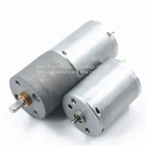 25mm dc Gear Motor 6v 12v 370 dc Brush Motor With 25mm Metal Gearbox thumbnail-1