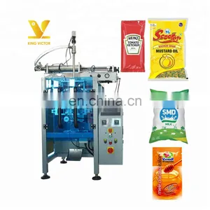 Automatic Mustard Oil/honey/milk/juice/mineral Water/sauce/liquid Pouch Packing Machine Price thumbnail-1