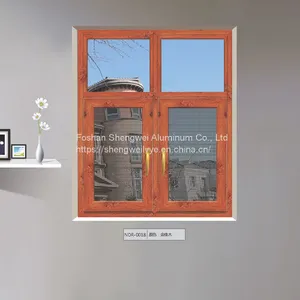 Factory Double Glazed Aluminum Window Fly Screen Fly Screens for Casement Windows thumbnail-1
