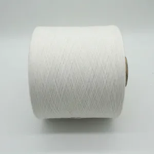 Recycled Cotton Yarn Manufacturers Supply Bleached White Ne16/1 Open-end Spinning 70/30 Polyester Cotton Yarns thumbnail-2