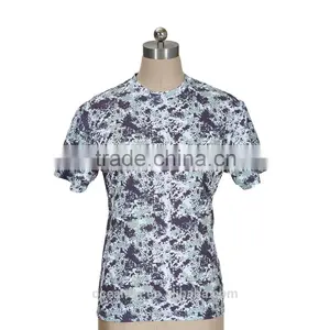 100% Poly Knit Mens Sublimation Print T Shirts thumbnail-1