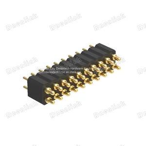 Dnenlink 2.00mm Pitch Dual Row H4.0mm Straight SMT Type Male Header PogoPin Connector thumbnail-3