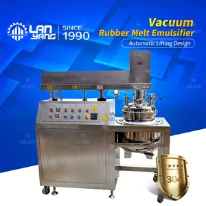 Automatic Lifting Vacuum Emulsifier Cosmetic Equipment Vacuum Emulsification Pot thumbnail-1