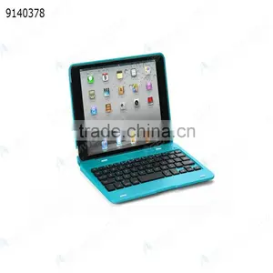 Bluetooth Keyboard for IPad Mini,blue Aluminum Bluetooth Keyboard Stand Case thumbnail-1