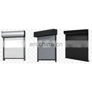 Exteriorl Roll up Shutters Doors Aluminum Roller Shutter Garage Door thumbnail-1