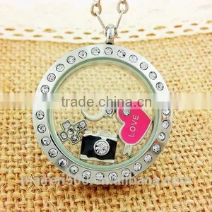 New Design for 2016 Fashion Jewelry Christma Floating Pendant Necklace thumbnail-1